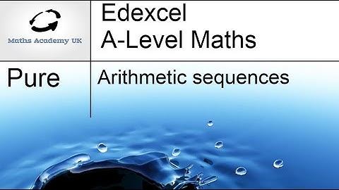 Arithmetic sequences