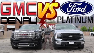 2024 Ford F-150 Platinum vs 2024 GMC Sierra Denali: Well Ford Tried