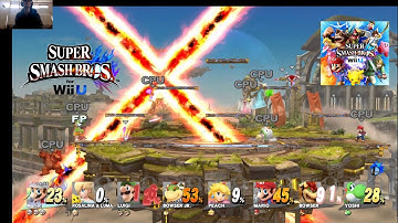 Mario Level 50 FP VS level 3 CPU 8 Players