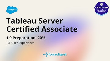 Tableau Server Associate - Certification Exam Full Course Vol. 1.1