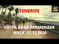 TENERIFE - COSTA ADEJE PROMENADE WALK - 17.12.2020