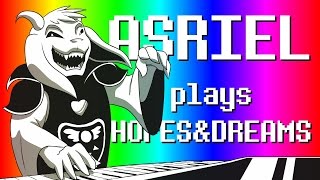 ASRIEL PLAYS HOPES & DREAMS IN MIDI | Undertale Animated Parody