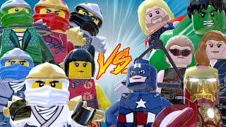 LEGO Marvel Super Heroes - Ninjago VS Vingadores | Briga de Herois #123