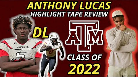 Texas A&M Commit Anthony Lucas SENIOR Highlight Ta...