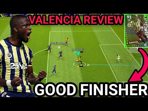 94 Rated POTW E. Valencia Is Still A Good Finisher | Review | eFootball 2023 Mobile