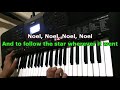 The first noel  yamaha psr e463 piano keyboard cover