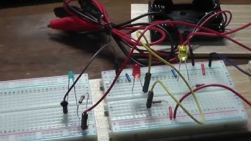 ３色LED点滅プログラムの実験