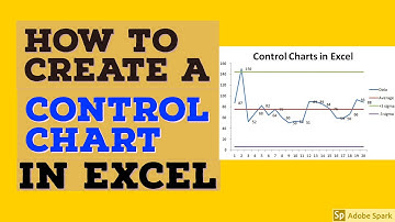 HOW TO CREATE CONTROL CHARTS ON EXCEL | Step by Step guide by Lean6Sigma