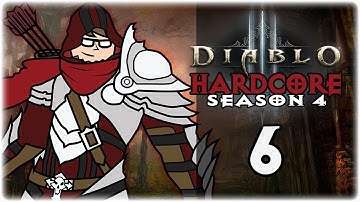 Diablo 3: Hardcore (Season 4) | Part 6 | Shrine of Rakanishu | Demon Hunter Gameplay