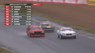 Central Muscle Cars 2019. Race 1 Hampton Downs Motorsport Park (2). Final Laps Battle for Win Profile