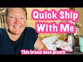Super Quick Ship With Me - A Key Brand to Know 🧐 #shipwithme #ship #sales