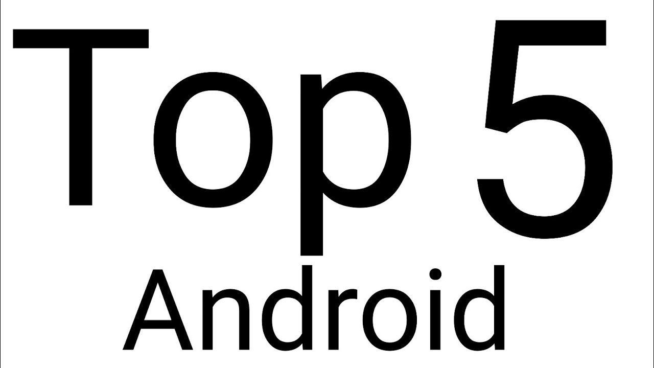 Top best 5 android Apps 2019 - YouTube