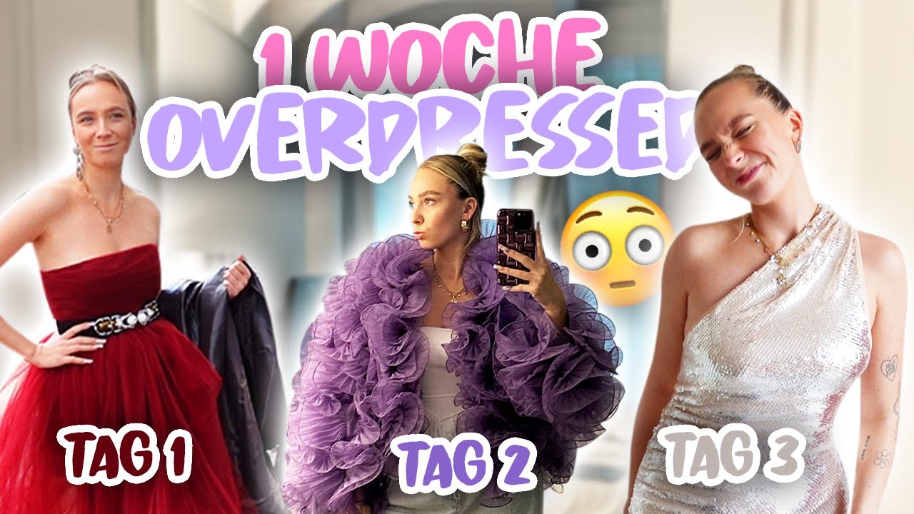 1 WOCHE komplett OVERDRESSED rumlaufen 😂| CARAMELLA