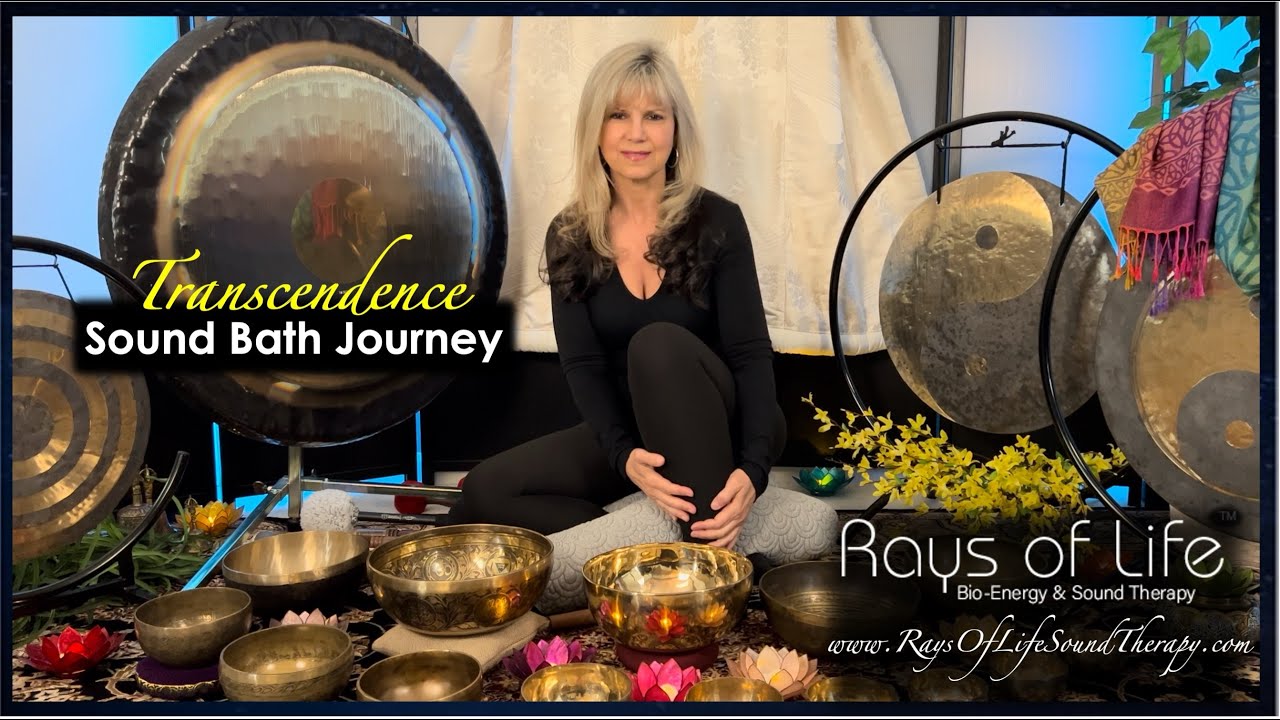 💜 #transcendence 💜 Sound Bath Journey for Meditation and Rest 🪷 #paiste ...