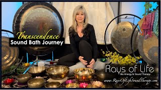 💜 #transcendence 💜 Sound Bath Journey for Meditation and Rest 🪷 #paiste #singingbowls #gongbath