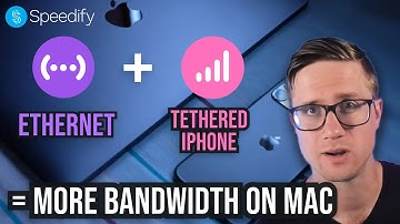Combine Ethernet and Tethered iPhone at the Same Time on a Mac to Improve Bandwidth and Latency