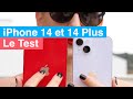 Iphone 14 et iphone 14 plus  le test complet