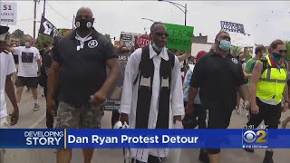 Protesters Take To Streets After Dan Ryan March Does Not Work Out
