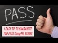 ONE EASY TIP TO HELP GUARANTEE YOU PASS COMPTIA EXAMS| NO CLICKBAIT