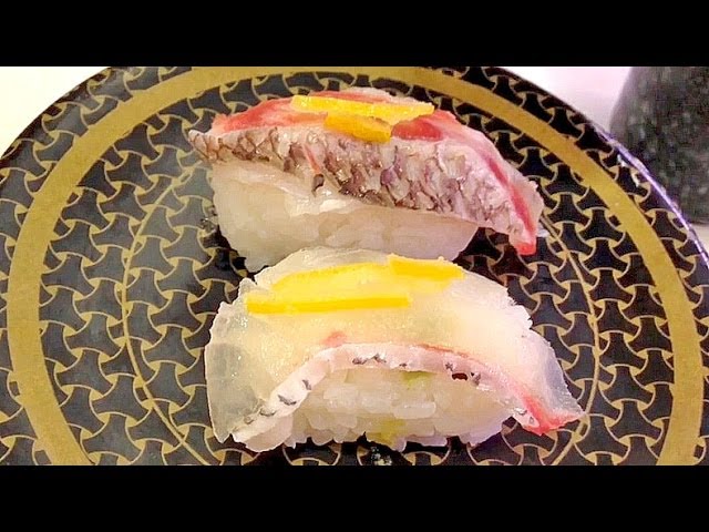 Conveyor belt sushi lunch Tastemade App 回転寿司 はま寿司 テイストメイド アプリ | MosoGourmet 妄想グルメ