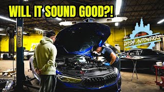 INSTALLING MAD SECONDARY DOWNPIPES ON A M8 COMPETITION. IS IT STILL QUIET?