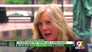 Ticketmaster reseller confusion
