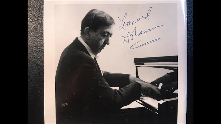 Brahms "Intermezzi" op.117 - Leonard Hokanson