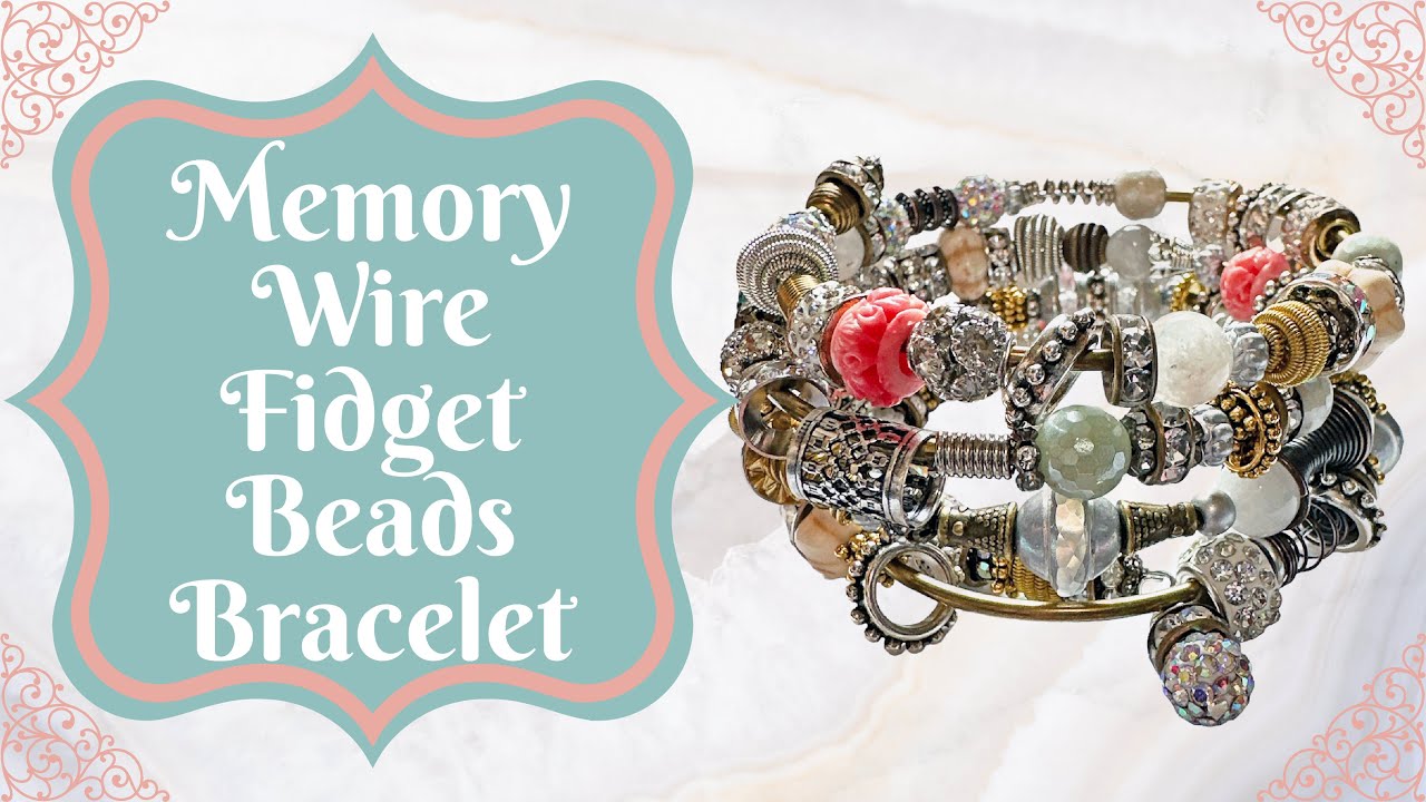 Memory Wire Fidget Beads Bracelet 