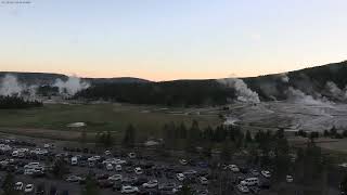 North Goggle Major eruption  July 19, 2023  compliments of YNP Old Faithful Webcam