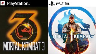 Mortal Kombat PlayStation Evolution (1995-2023)