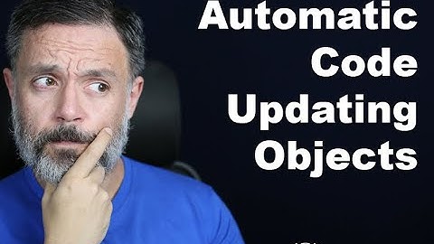 Automatic Code Generator - API Reference - Updating Objects