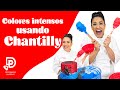 COMO LOGRAR COLORES INTENSOS USANDO CHANTILLY | Betún rojo INTENSO, azul REY y negro fácil y rápido🔴