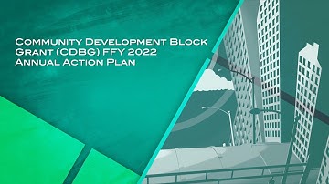 Community Development Block Grant (CDBG) FFY 2022 Annual Action Plan | July 25, 2022