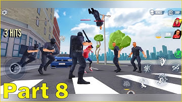 Spider Fighter 3 Gameplay Walkthrough (Android iOS) - Part 8 | Open World Mobile Games