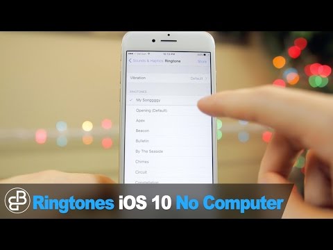 Make Free iPhone Ringtones: Set Any Song as Ringtone/Text Sound (NO COMPUTER - iOS )