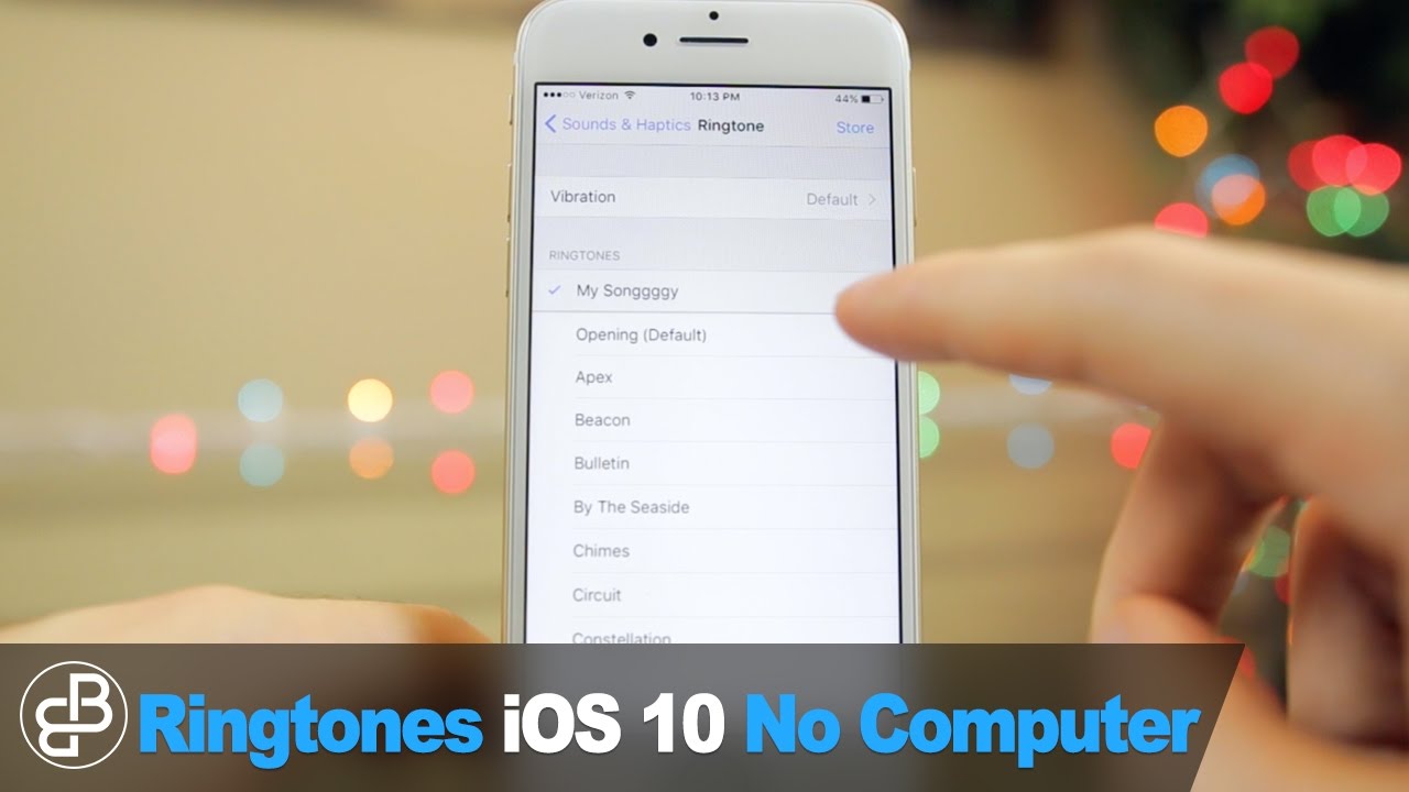 Free iPhone Ringtones: Set Any Song as Ringtone/Text Sound (NO - iOS 11) - YouTube