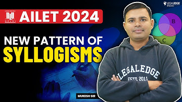 Syllogisms New pattern for AILET 2024 | AILET Logical Reasoning 2024