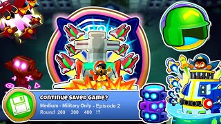 How Far Can You Get On 'Military Only' In BTD6?