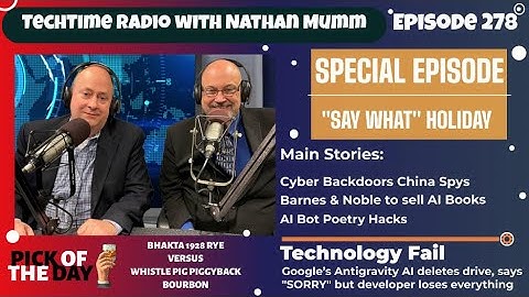 TechTime Radio Episode 278 - Dec 9th - Dec 15th 2025