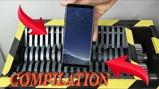 Experiment Shredding Samsung Galaxy S8 And Toys Compilation | The Crusher