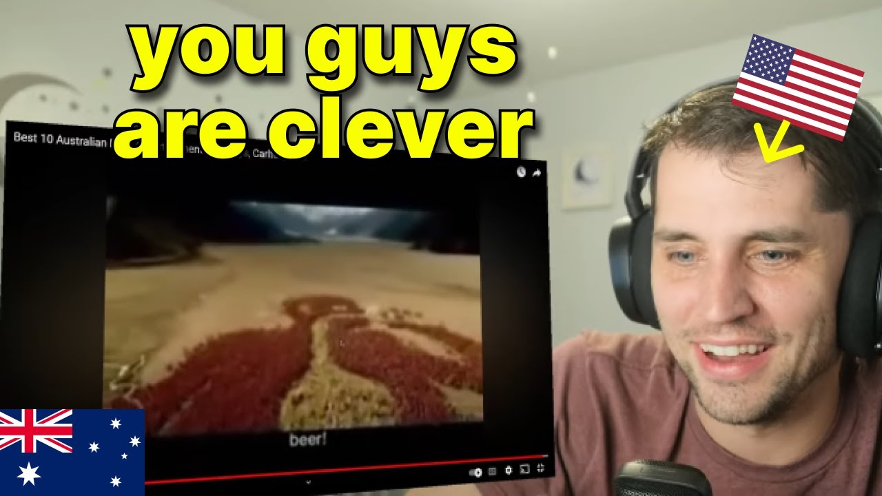 American reacts to the top 10 Australian Beer Ads YouTube
