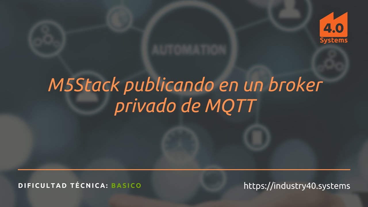 M5Stack publicando en un broker privado de MQTT - YouTube