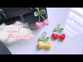 ❤️ How to crochet heart keychain for beginner 💕 Crochet valentine's gift 💕 So cute and easy #movadiy