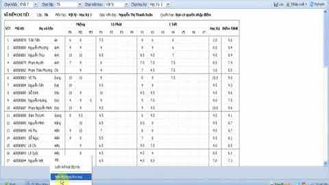 Hướng dẫn Giáo viên bộ môn nhập điểm - Mạng giáo dục Việt Nam vnEdu.vn