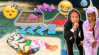 AHVI, YAYA AND KARISSA WOKE UP IN THE SWIMMING POOL PRANK!