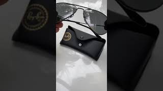 New Ray-ban Total Black Aviator 58mm Review  RB3025 002/48 58 0RB3025002/4858  #rayban