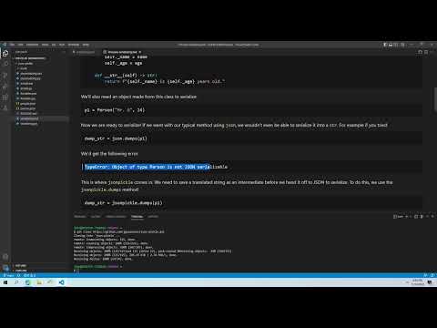 jsonpickle 2 - Serializing