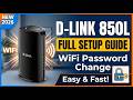 How to Setup D-Link DIR-850L Router | Change WiFi Name & Password