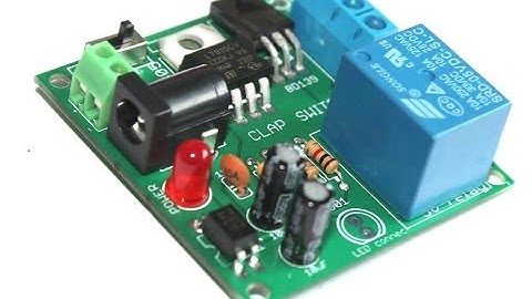 Relay module for clap switch for 220V lamps- www.buildcircuit.com.au