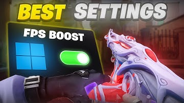 *NEW* VALORANT 2025 Settings You MUST Change! (Optimization Guide)